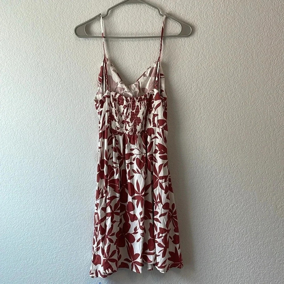 NWT Cupshe Gillian Floral Tie Front Smocked Dress - Picture 7 of 11